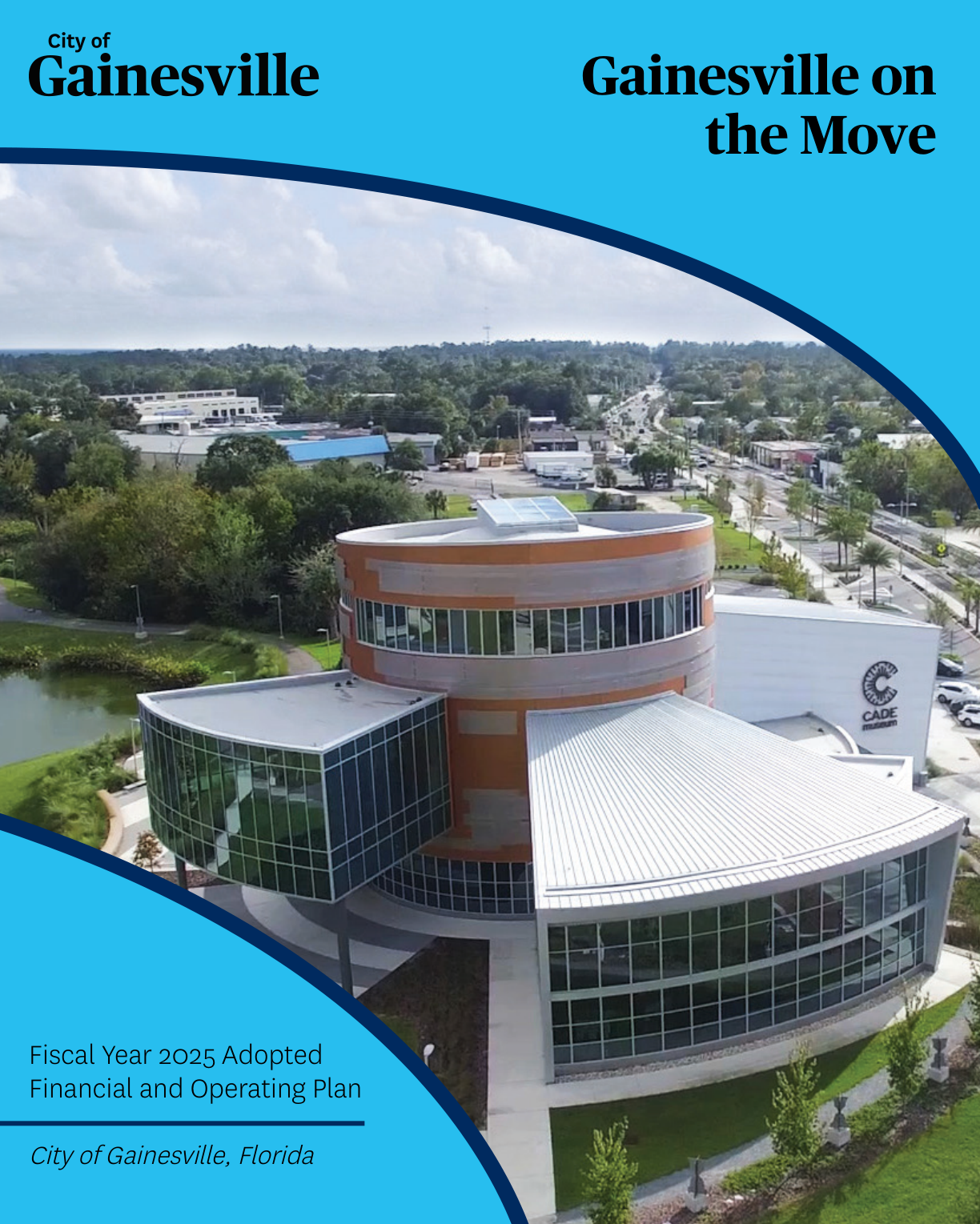 FY 2025 Adopted Financial and Operating Plan cover