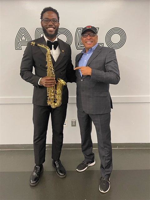 Marion J. Caffey and Emmanuel Garilus as co-Grand Marshals in Year 3